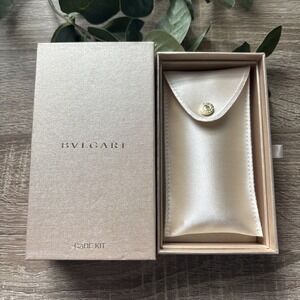Authentic BVLGARI Jewelry Care Kit – Luxury Cleaning Pouch & Gift Box Set